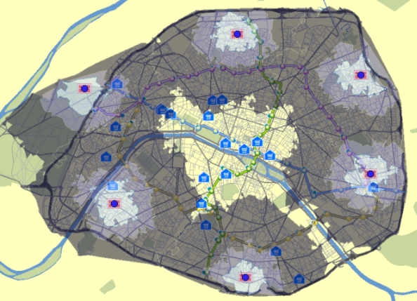 ArcGIS网络分析扩展模块学习教程5