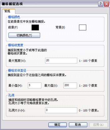 ArcGIS教程：关于设置栅格捕捉选项
