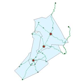 ArcGIS教程：基于路网距离的城市辐射范围确定方法