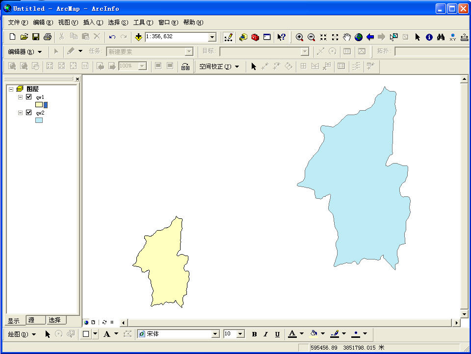 ArcGIS 空间校正（spatial adjustment）使用方法心得