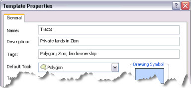 ArcGIS ArcMap编辑教程-设置要素模板属性