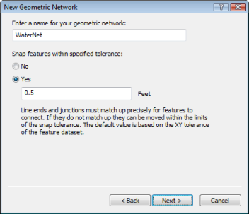 ArcGIS Geodatabase构建教程5：构建几何网络