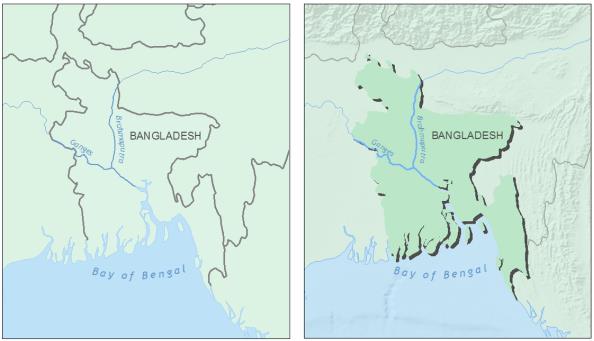 ArcGIS教程：ArcGIS实用制图技巧——如何制作“阴影”效果