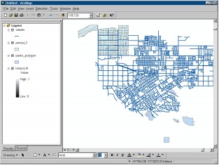 ArcGIS教程——数字化地图步骤（一）