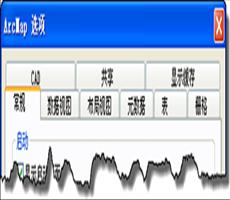 设置 ArcMap 选项