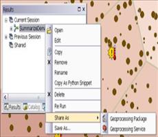 ArcGIS教程：共享地理处理工作流快速浏览