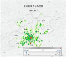 ArcGIS教程：1997-2013年北京用地许可热度图（三）——动态展示