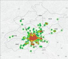 ArcGIS教程：1997-2013年北京用地许可热度图（一）——热度图生成