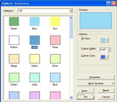 《ArcGIS Engine+C#实例开发教程》第七讲 图层符号选择器的实现